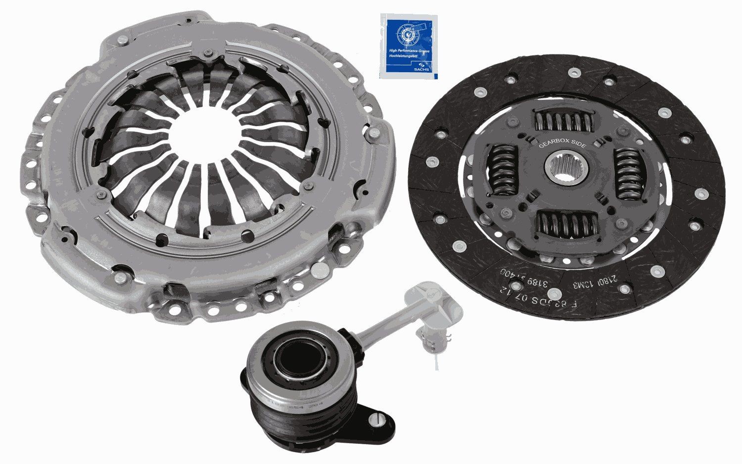 SACHS Clutchsett 3000 990 504 3000 990 504 Sportsclutch SACHS RENAULT KADJAR