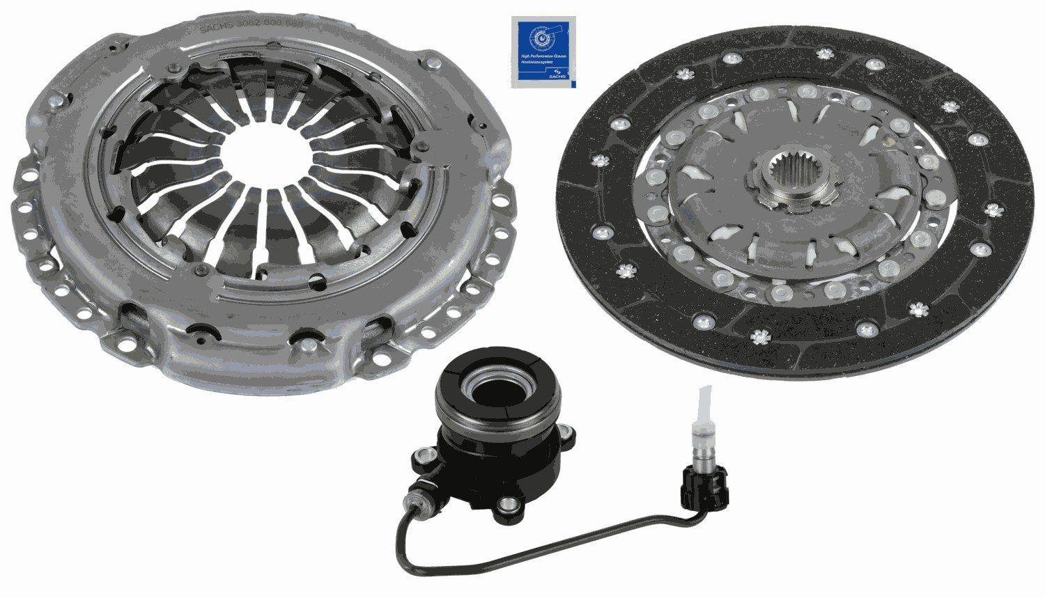 SACHS Kupplungssatz 3000 990 526 NISSAN NV400 Kupplungssatz SACHS 3000 990 526