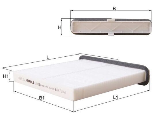 KNECHT Kupéfilter LA 1361 LA 1361 Kupéfilter KNECHT MAZDA DEMIO