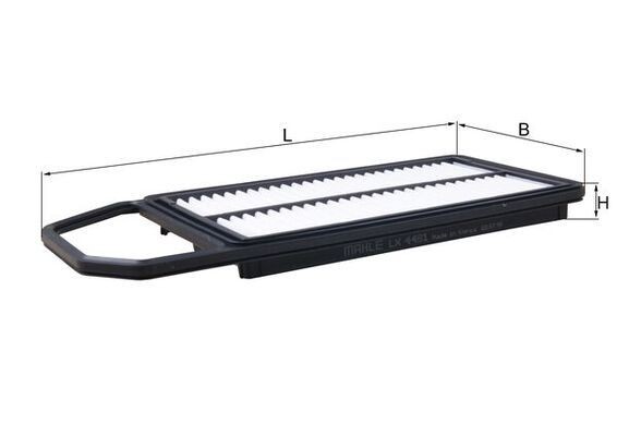 KNECHT Filtro aria LX 4481 LX 4481 costo Filtro aria SAAB 900 KNECHT