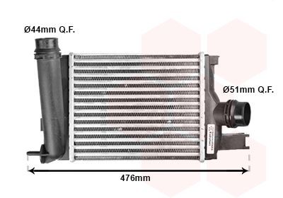 Intercooler VAN WEZEL 15004642 VAN WEZEL 15004642: Radiator intercooler Dacia SANDERO 2019