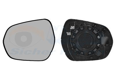 VAN WEZEL Backspegelglas 1809835 VAN WEZEL 1809835 spegelglas Fiesta Mk7 Skåpbil pris