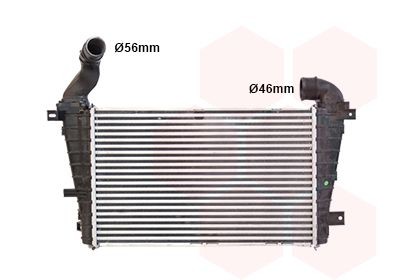 VAN WEZEL Välijäähdytin 37014712 Opel Zafira B välijäähdytin VAN WEZEL 37014712