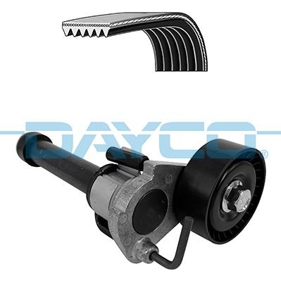 DAYCO Jogo de correias trapezoidais estriadas KPV435 Kit de correias trapezoidais estriadas DAYCO Volkswagen POLO KPV435