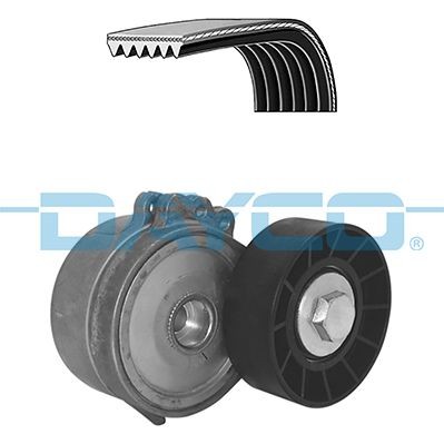 DAYCO Jeu de courroies trapézoïdales à nervures KPV504 Kit complet de courroies d'accessoire DAYCO TRANSIT CUSTOM KPV504 pas cher