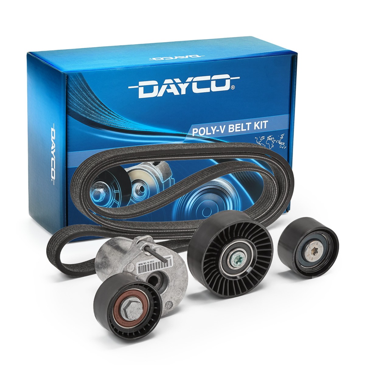 DAYCO Kileremsett KPV580 DAYCO KPV580 Drivremsett BMW 1-serie E87 pris