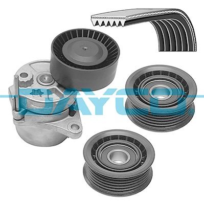 Poly V-riem set DAYCO KPV735 DAYCO KPV735 Poly v riemen kit Mercedes-Benz VIANO 2003
