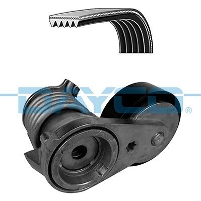DAYCO Σετ ιμάντων poly-V KPV882 Κιτ ιμάντα κίνησης DAYCO Volvo V50 KPV882