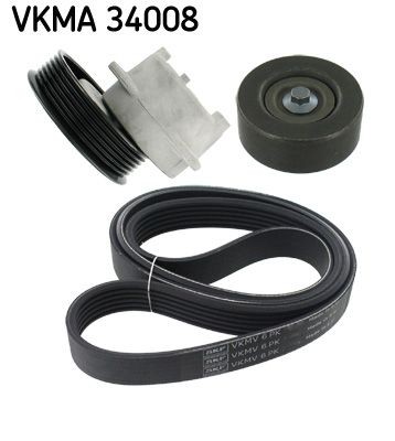 SKF Kit Cinghie Poly-V VKMA 34008 VKMA 34008 Cinghia servizi SKF MAZDA 626 costo