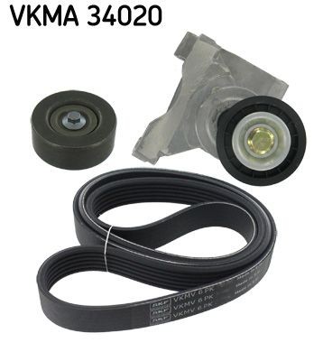 SKF Σετ ιμάντων poly-V VKMA 34020 Ιμάντας poly-V SKF TRANSIT VKMA 34020 φθηνά