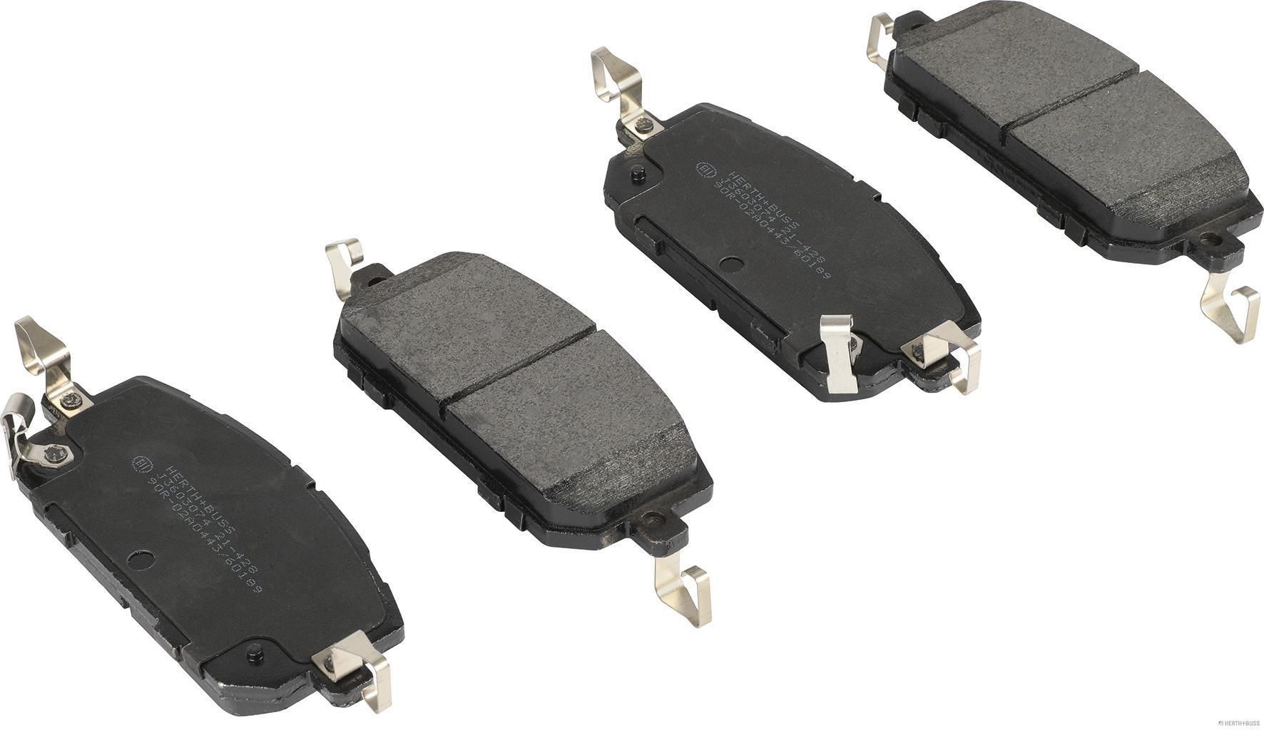 HERTH+BUSS JAKOPARTS Bremseklosser J3603074 Bremsebelegg HERTH+BUSS JAKOPARTS SEAT J3603074