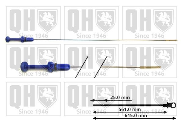 QUINTON HAZELL Astina olio motore QOD137 QUINTON HAZELL QOD137 Astina olio CITROËN C4 I Sedan originale prezzo