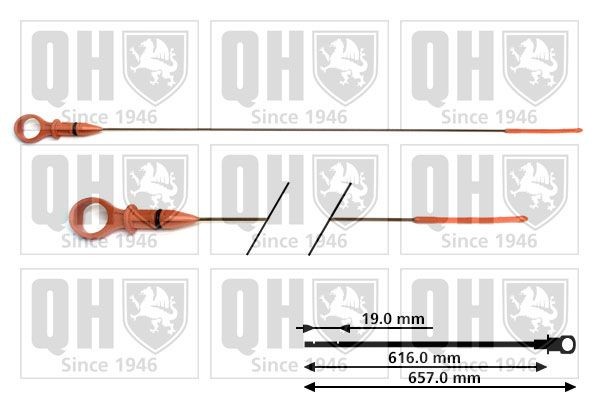 QUINTON HAZELL Oliepeilstok QOD142 QUINTON HAZELL QOD142 Oliepeilstok Mondeo Mk5 Hatchback (CE) prijs
