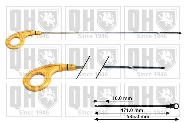 Õlivarras QUINTON HAZELL QOD149 QUINTON HAZELL QOD149 Õlivarras MINI Cabrio 2008