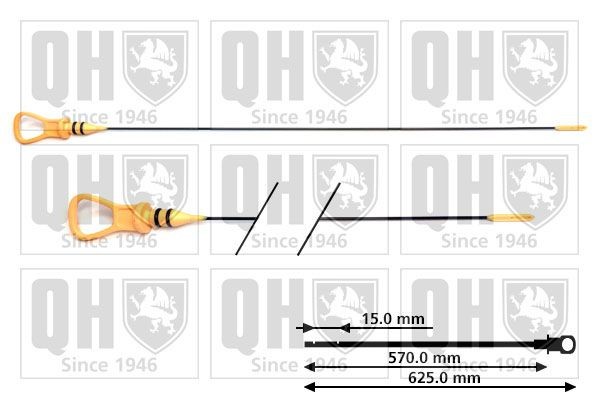 QUINTON HAZELL Mierka hladiny oleja QOD150 QUINTON HAZELL QOD150 Mierka hladiny oleja Porsche 928 Coupe cena