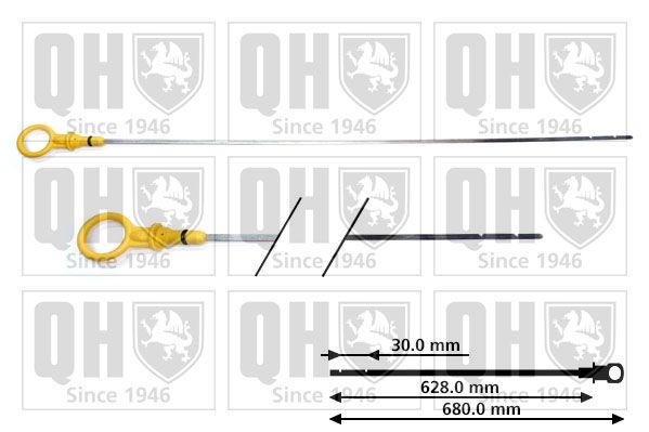 QUINTON HAZELL Oljepeilepinne QOD153 QUINTON HAZELL QOD153 Oljepeilepinne DACIA Sandero III (BJI) billige