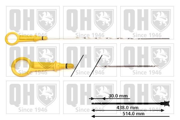 Oliepeilstok QUINTON HAZELL QOD155 QUINTON HAZELL QOD155: Oliepeilstok Dacia DUSTER 2025