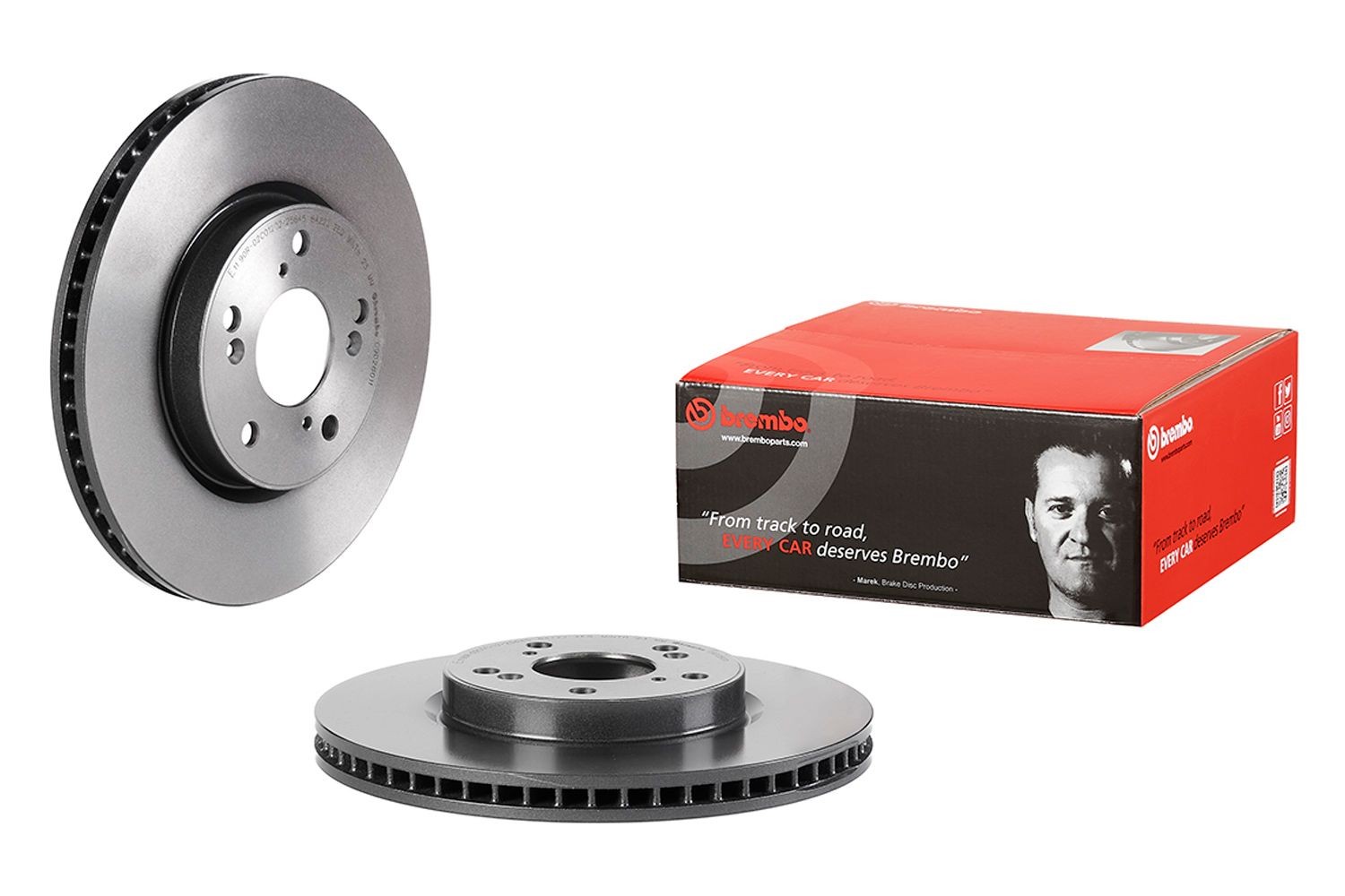 BREMBO Bremseskive 09.D280.11 BREMBO 09.D280.11 Bremseskive HONDA Vezel II (RU) 1.5 VTEC Flex 116 HK 2021