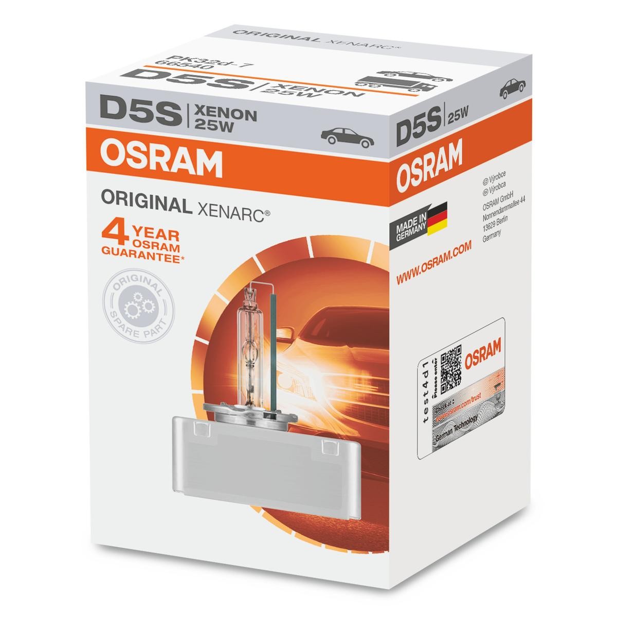OSRAM Lâmpada de xénon 66540 OSRAM 66540 Lâmpada farol principal Ford Transit V363 baratos