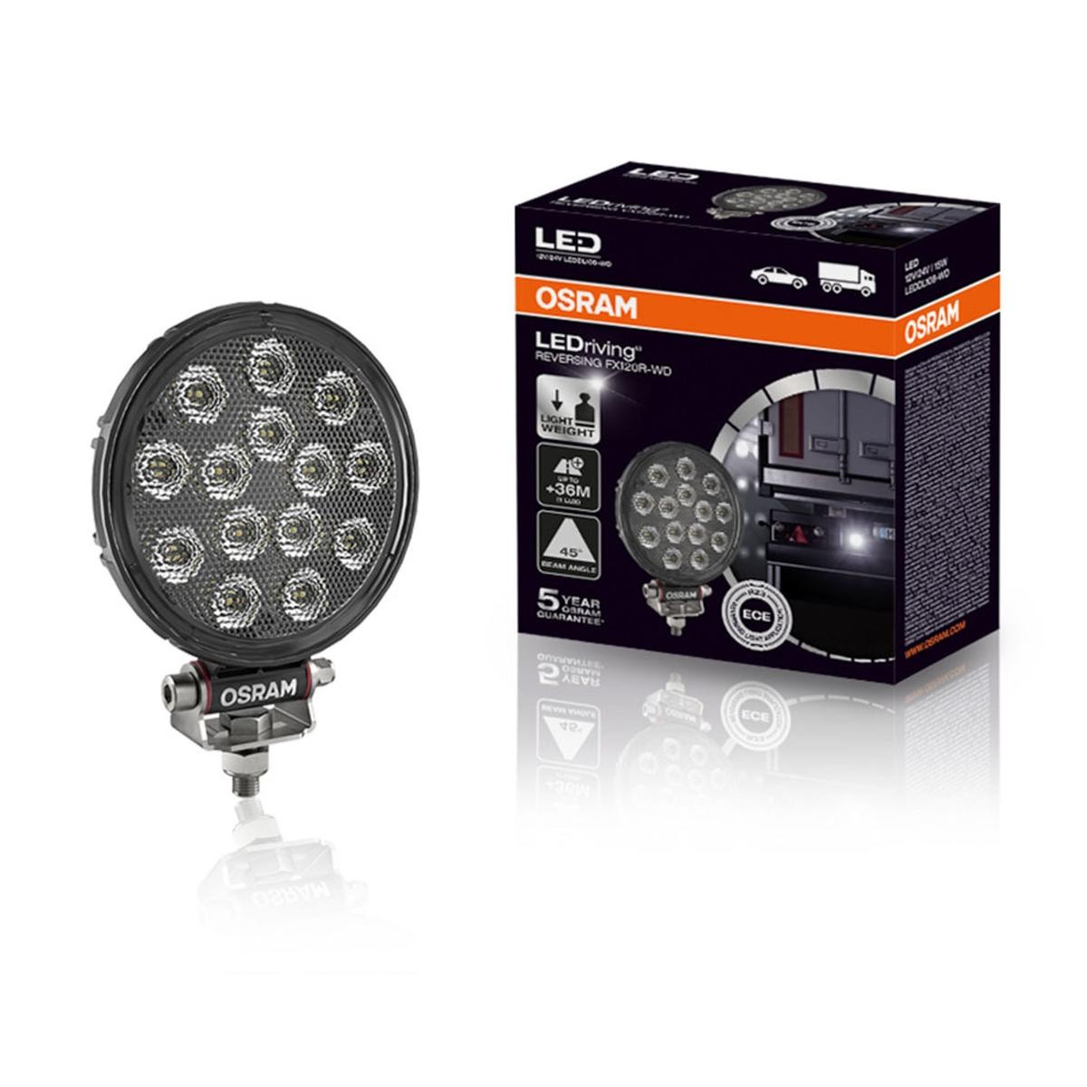 Achteruitrijlicht OSRAM LEDDL108-WD OSRAM LEDriving driving lights - Value Series LEDDL108-WD: Achteruitrijlamp Peugeot 307 2006