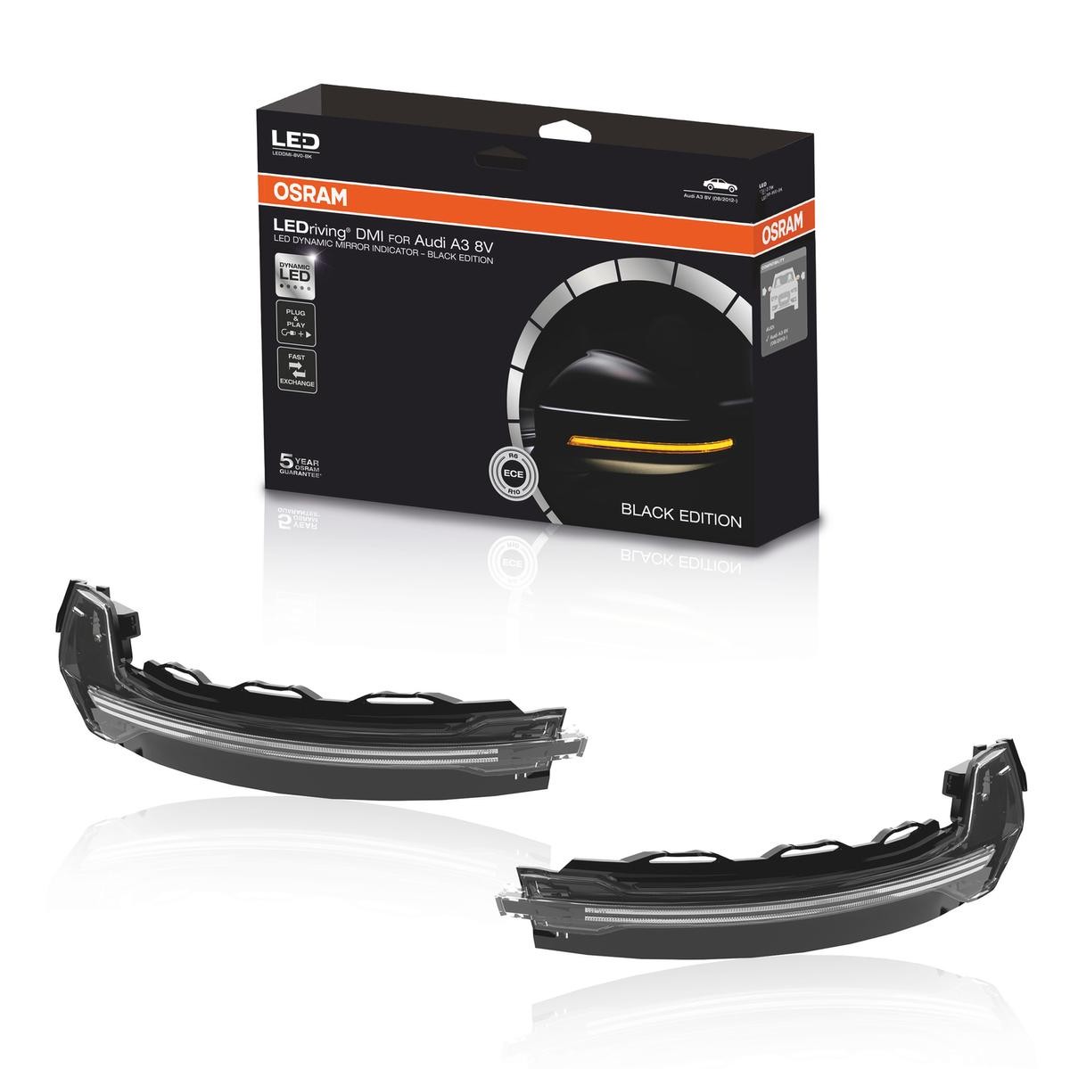 OSRAM Vilkkuvalo LEDDMI 8V0 BK S LEDDMI 8V0 BK S OSRAM Takavilkku ja etuvilkku vasen ja oikea MITSUBISHI OUTLANDER