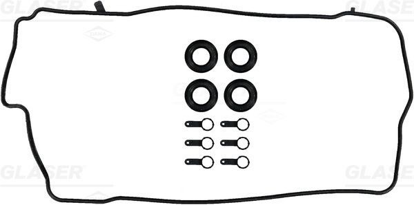 GLASER Packningssats, ventilkåpa V90346-00 V90346-00 GLASER packningssats ventilkåpa TOYOTA PREVIA