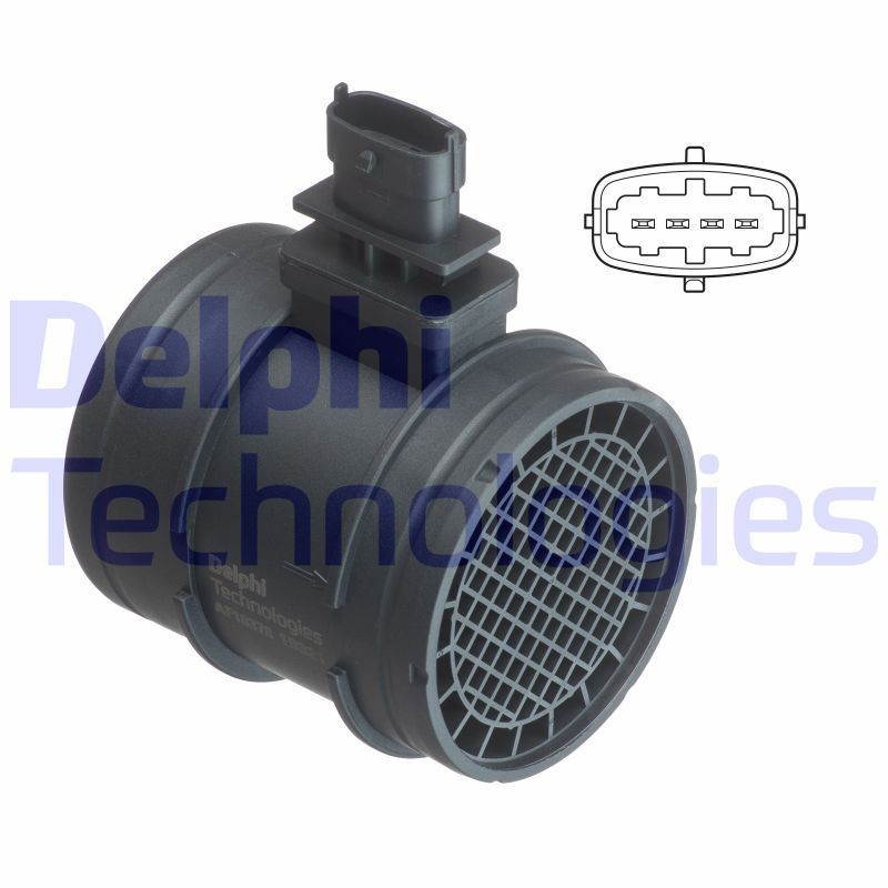 DELPHI Luftmassenmesser (LMM) AF10378-12B1 Luftmassensensor DELPHI GT AF10378-12B1 günstig