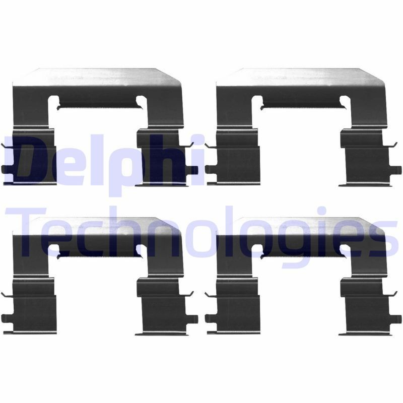 DELPHI Accessoireset, schijfremblok LX0675 Hyundai i10 Accessoireset, schijfremblok DELPHI LX0675