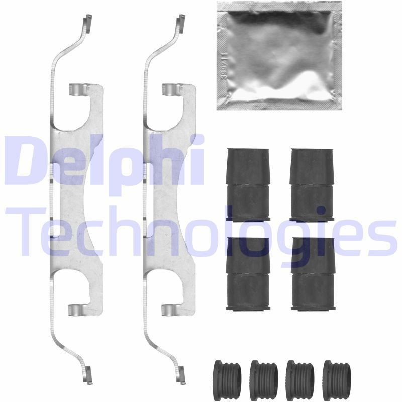 DELPHI Accessoireset, schijfremblok LX0698 DELPHI LX0698 Accessoireset, schijfremblok FORD Focus Mk4 Sedan (HM) goedkoop