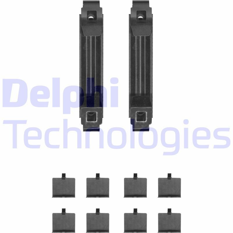 DELPHI Kit accessori, pastiglia freno LX0704 DELPHI LX0704 Kit accessori, pastiglia freno