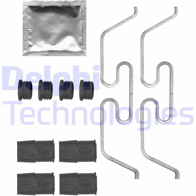 DELPHI Kit d'accessoires, plaquette de frein à disque LX0719 DELPHI LX0719 Kit d'accessoires, plaquette de frein à disque Peugeot EXPERT pas cher