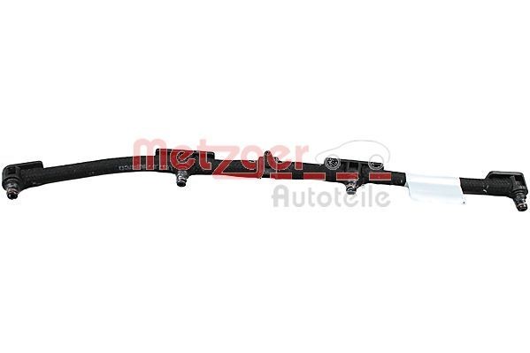 METZGER Voolik, Jääkkütus 0840124 0840124 Kütusetorustik / -jagamine / -määramine SAAB 900 METZGER