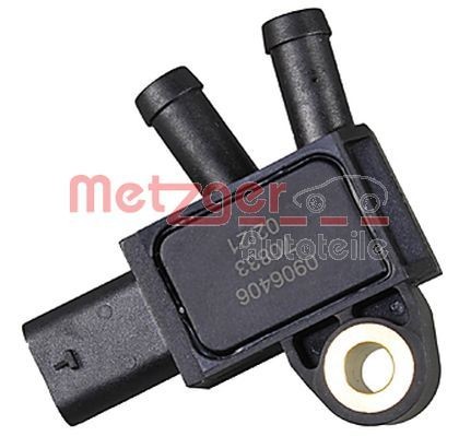 METZGER Devējs, Izplūdes gāzu spiediens 0906406 Devējs izplūdes gāzu spiediens METZGER NX 0906406 lēti