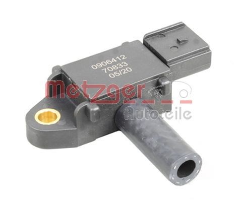 Sensori, pakokaasupaine METZGER 0906412 METZGER 0906412 FORD KUGA 2017 Pakokaasun paineanturi