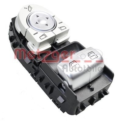 METZGER Slēdzis, Stikla pacēlājmehānisms 0916686 METZGER 0916686 Stikla pacēlāja slēdzis Mercedes C253 cena