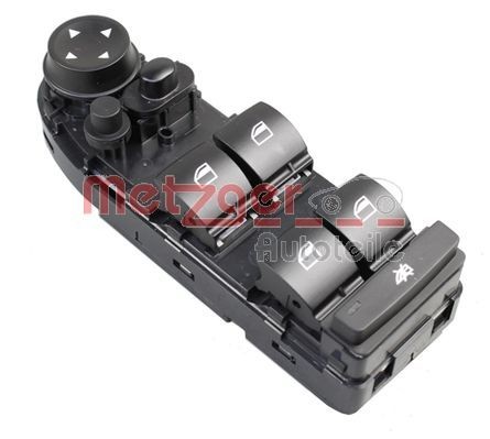 Slēdzis, Stikla pacēlājmehānisms METZGER 0916707 METZGER 0916707 Slēdzis stikla pacēlājmehānisms BMW 1. Sērija 2005