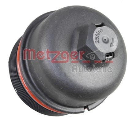 METZGER Deksel, oljefilterbeholder 2370040 METZGER 2370040 Oljefilterhus og tetning Peugeot 4007 SUV 4x4 til en fordelagtig pris