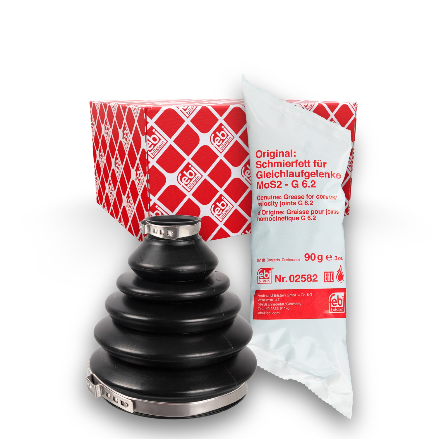 FEBI BILSTEIN Jeu de joint-soufflet, arbre de commande 171897 171897 Kit soufflet de cardan OPEL KARL FEBI BILSTEIN