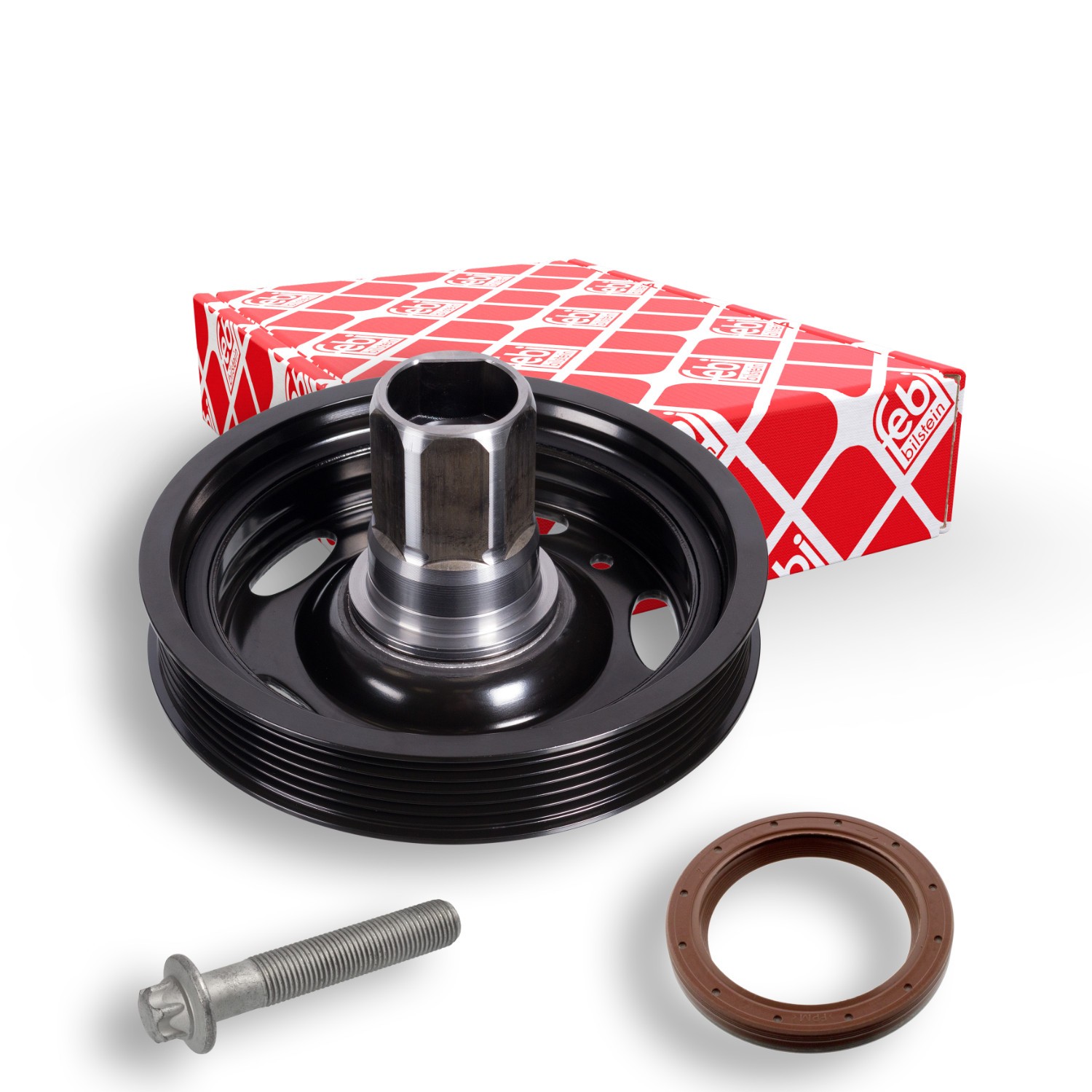 FEBI BILSTEIN Krukaspoelie 171924 FEBI BILSTEIN 171924 Krukas, poelie Opel Adam M13 goedkoop