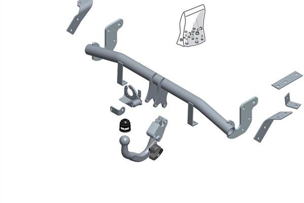 Anhängerkupplung BRINK 681900 BRINK 681900 Anhängerkupplung-Abdeckung MITSUBISHI COLT 2014 Kosten