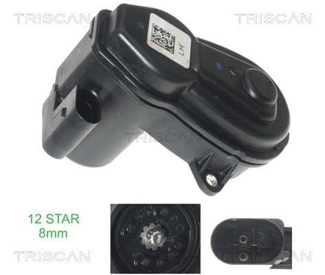 TRISCAN Control Element, parking brake caliper 8170 208020 NISSAN TIIDA TRISCAN handbrake shoes 8170208020
