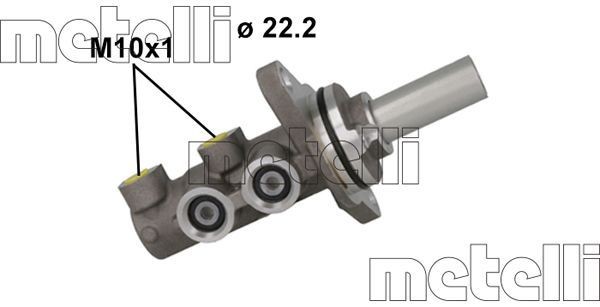 METELLI Peapiduri silinder 05-1163 METELLI 05-1163 originaal Piduri peasilinder Toyota Corolla NRE180 hind