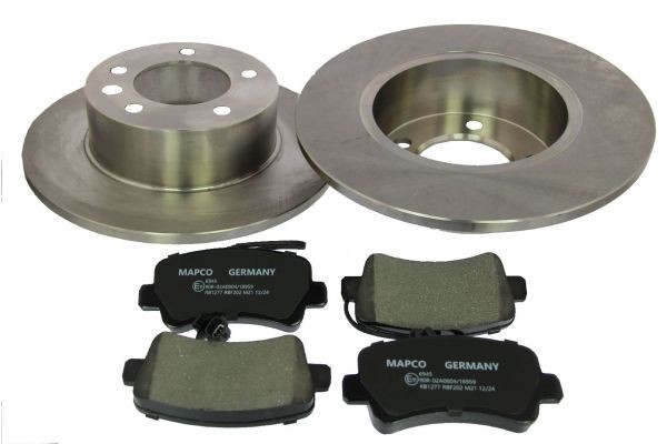 MAPCO Bremseskiver og -klosser 47721 MAPCO 47721 Bremsesett DAEWOO NEXIA originale