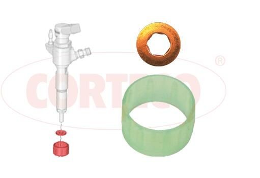 CORTECO Repair Kit, pump-nozzle unit 49445015 49445015 CORTECO injector seals CUPRA ATECA