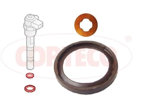 CORTECO Packningssats, insprutningsmunstycke 49445016 49445016 CORTECO reparationssats insprutningsmunstycke ALFA ROMEO 156