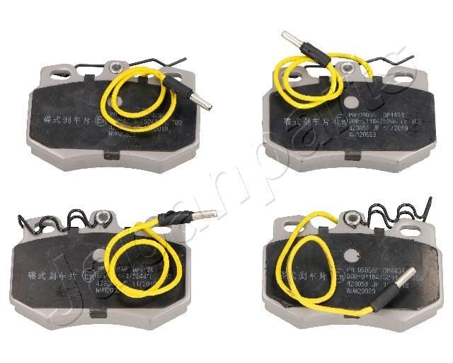 JAPANPARTS Pastilhas de travão PA-0605AF PA-0605AF Pastilhas de travão JAPANPARTS PEUGEOT 206