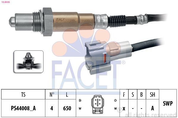 FACET Lambda zonde 10.8505 Lambda zonde FACET SX4 10.8505 lēti