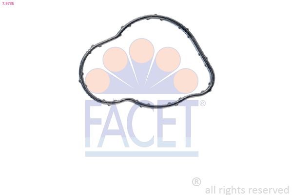 FACET Pakking, thermostaat 7.9735 FACET 7.9735 Thermostaat pakking RENAULT Clio IV Van aan een voordelige prijs