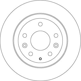 TRW Bremseskive DF6807 Sports bremseskiver TRW CX-9 DF6807 billig