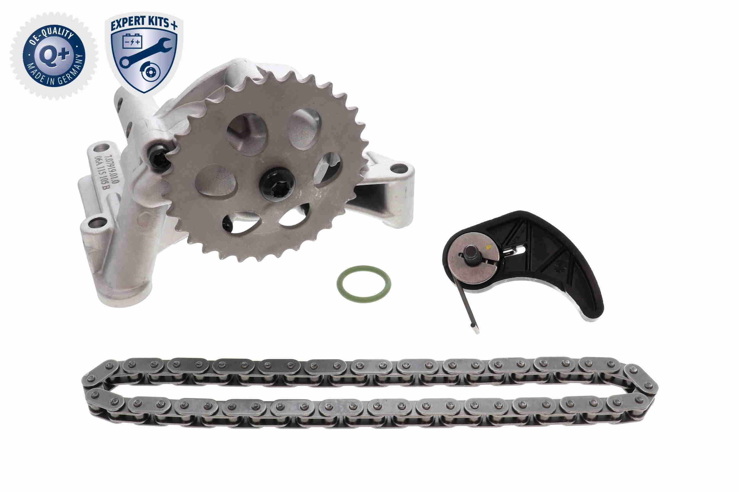 VAICO Kit catene, Azionamento pompa olio V10-5837 VAICO V10-5837 Catena di trasmissione VW Polo Classic 6kv originale prezzo